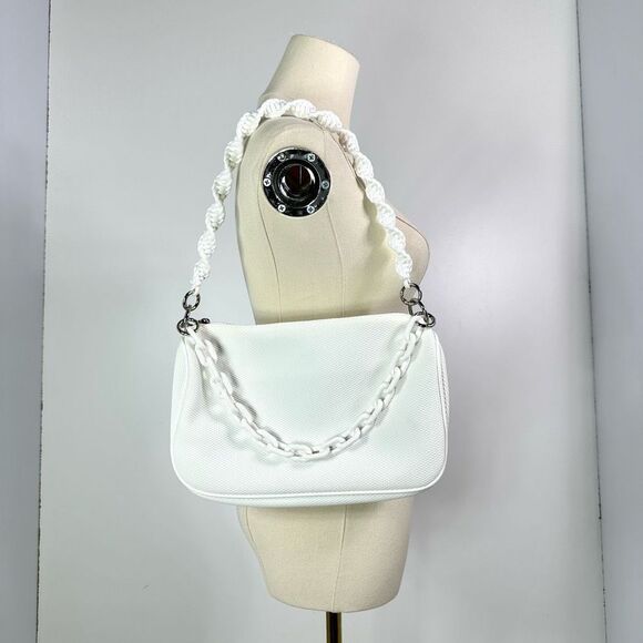 Ahdorned Neoprene Multi Way Crossbody Shoulder Bag White  New Without Tag. - Picture 4 of 16